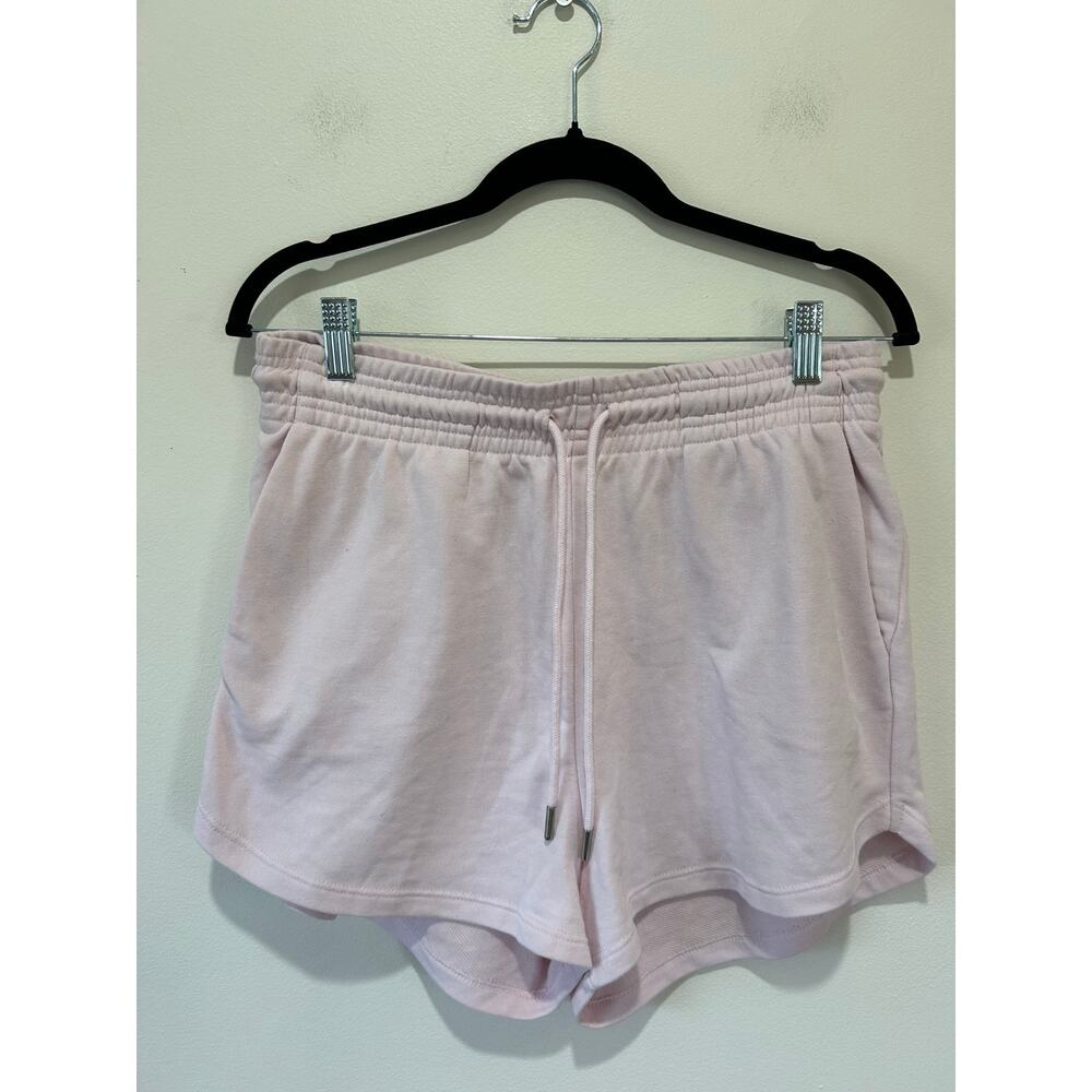H&M pink sweat shorts womens M